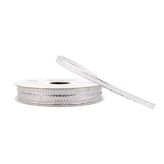 24 Pack: 1/8&#x27; x 5yd. Metallic Sheer Wired Ribbon by Celebrate It&#x2122;